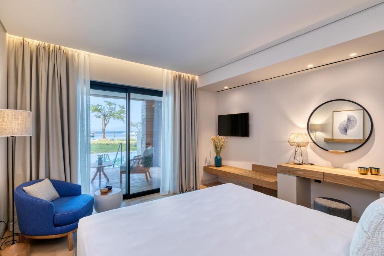 Vathi Cove Luxury Resort & Spa Chrysi Ammoudia Dış mekan fotoğraf