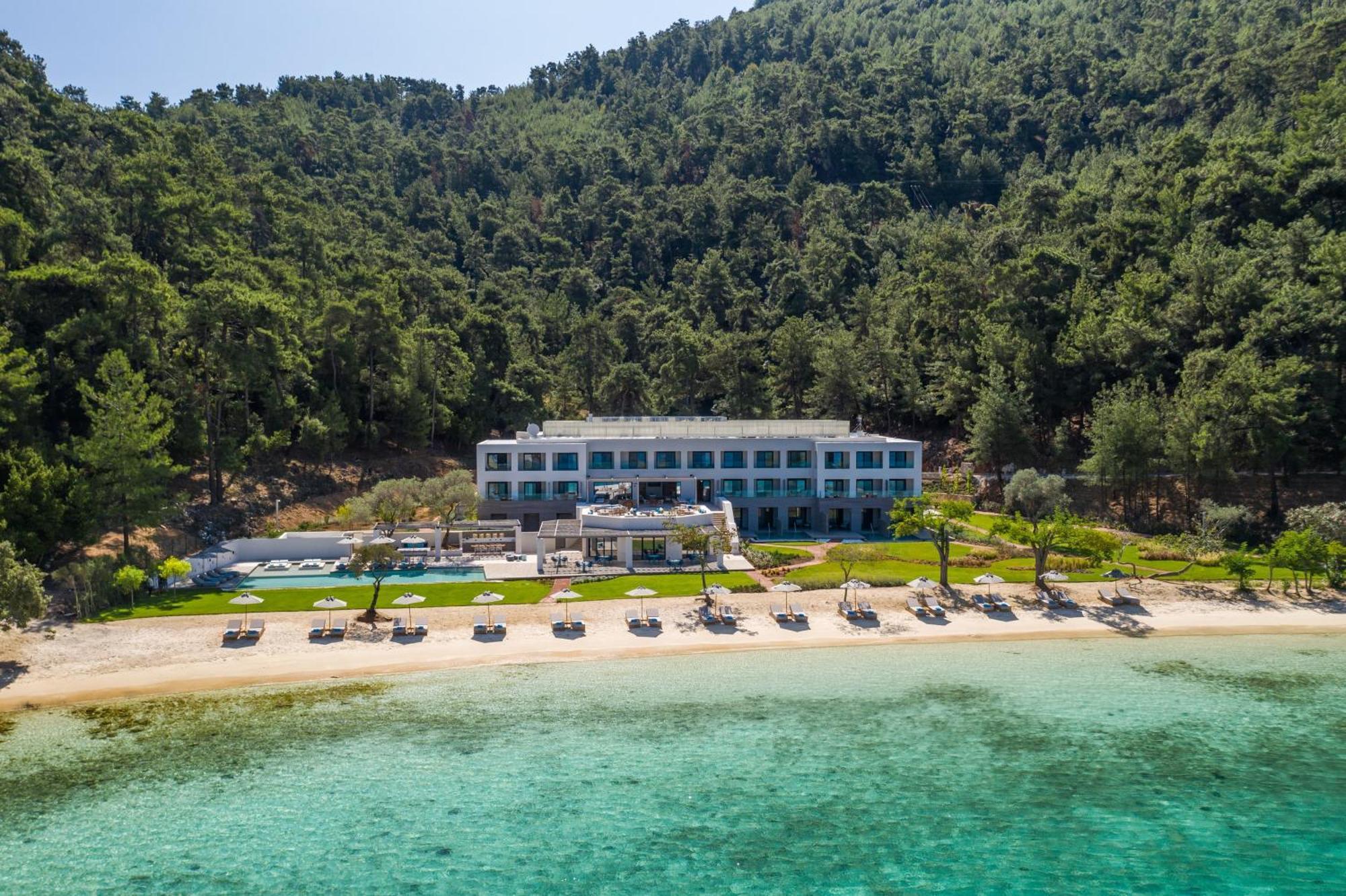 Vathi Cove Luxury Resort & Spa Chrysi Ammoudia Dış mekan fotoğraf