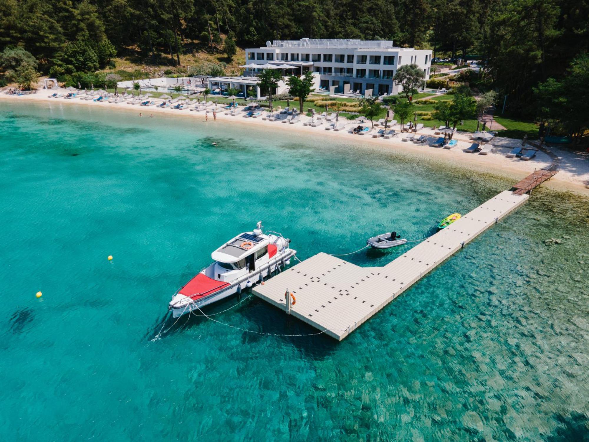 Vathi Cove Luxury Resort & Spa Chrysi Ammoudia Dış mekan fotoğraf