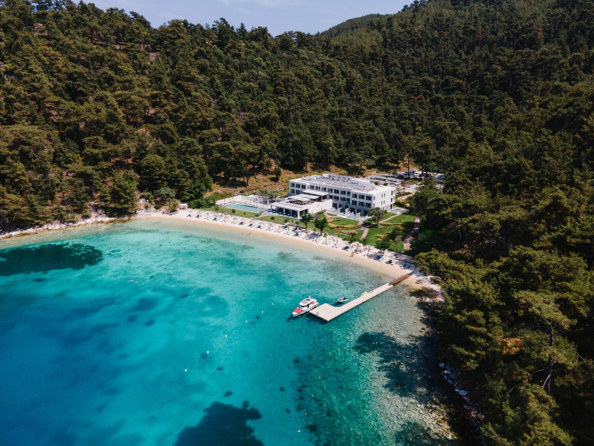 Vathi Cove Luxury Resort & Spa Chrysi Ammoudia Dış mekan fotoğraf