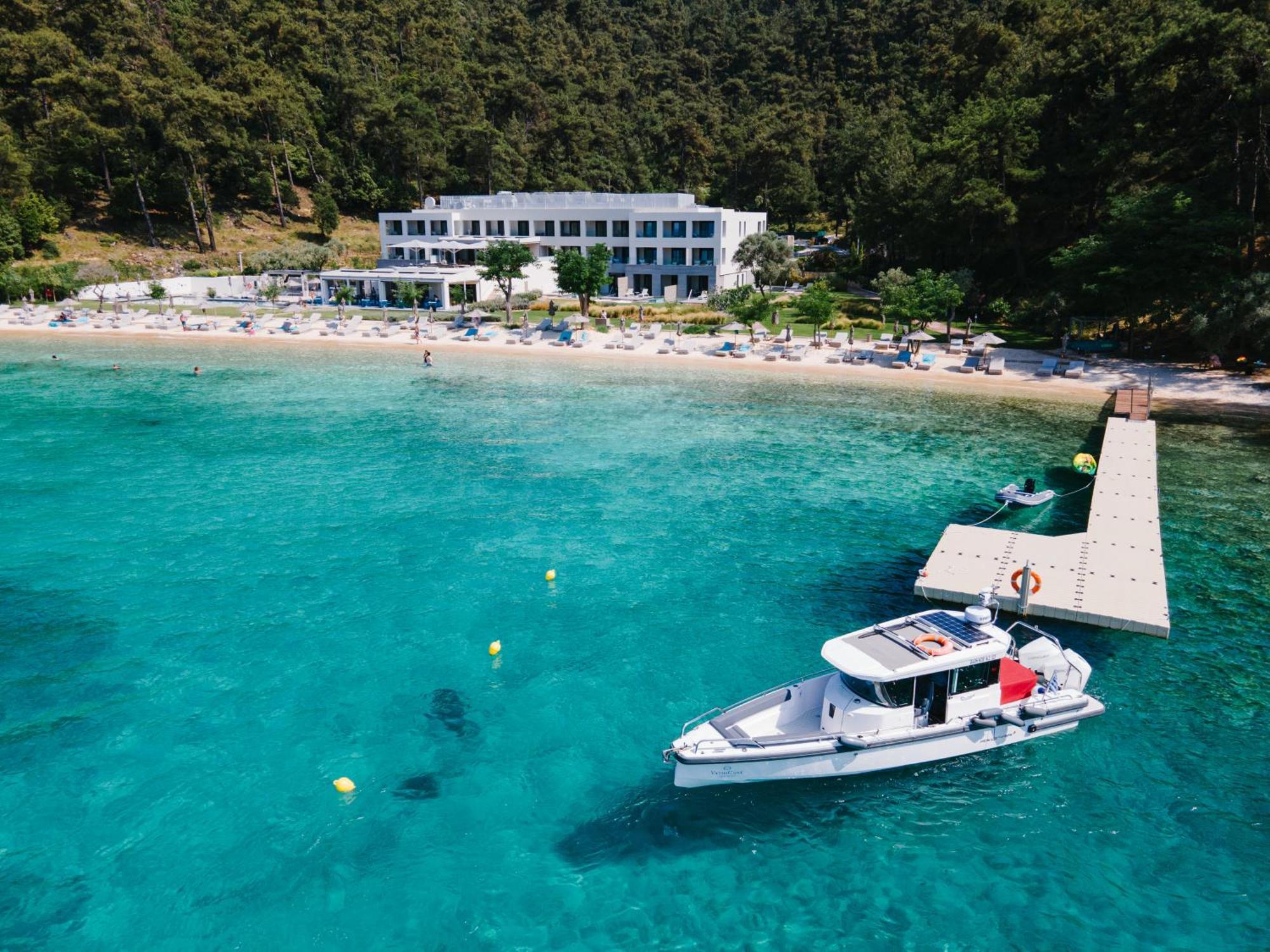 Vathi Cove Luxury Resort & Spa Chrysi Ammoudia Dış mekan fotoğraf