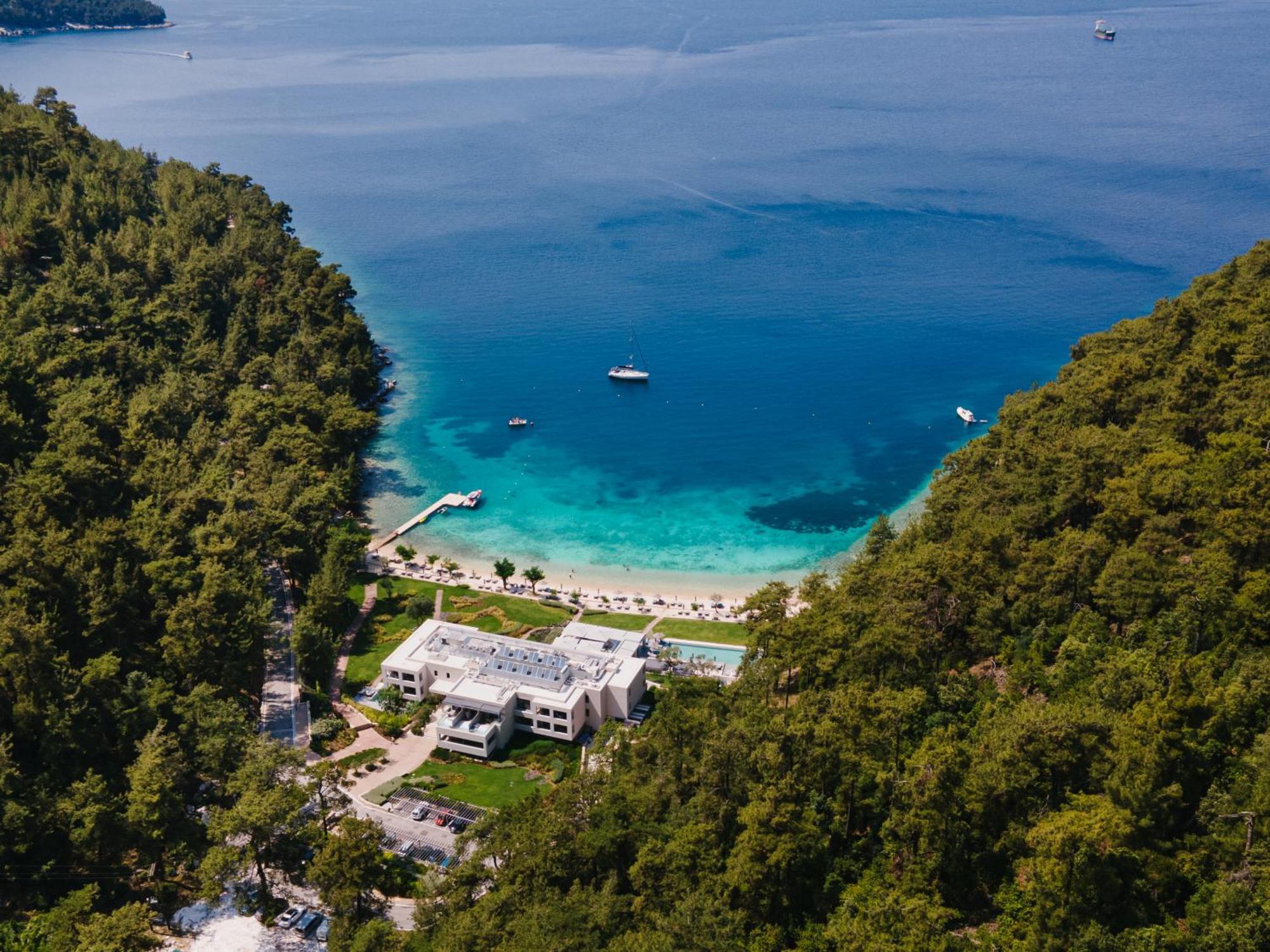 Vathi Cove Luxury Resort & Spa Chrysi Ammoudia Dış mekan fotoğraf