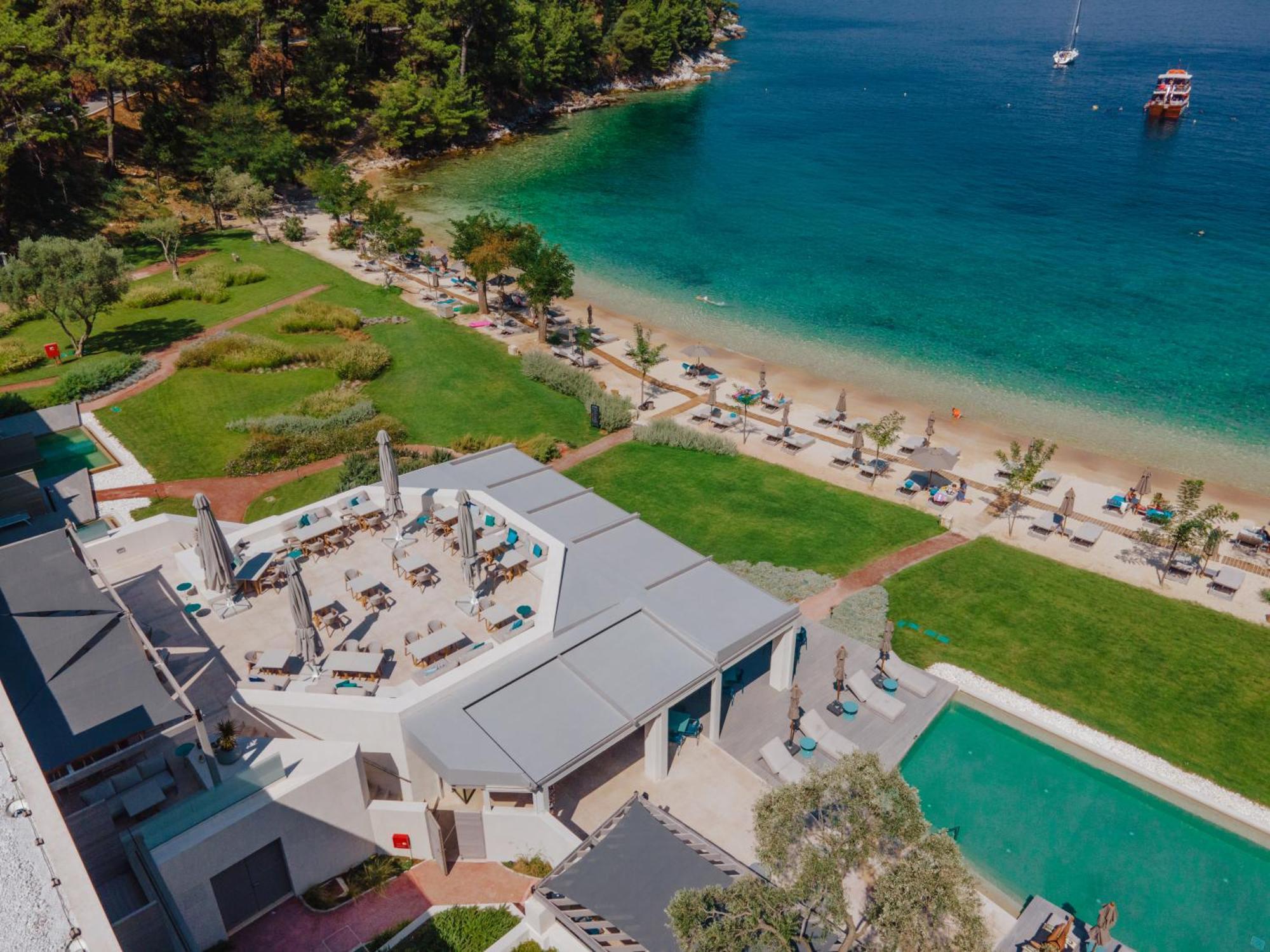 Vathi Cove Luxury Resort & Spa Chrysi Ammoudia Dış mekan fotoğraf