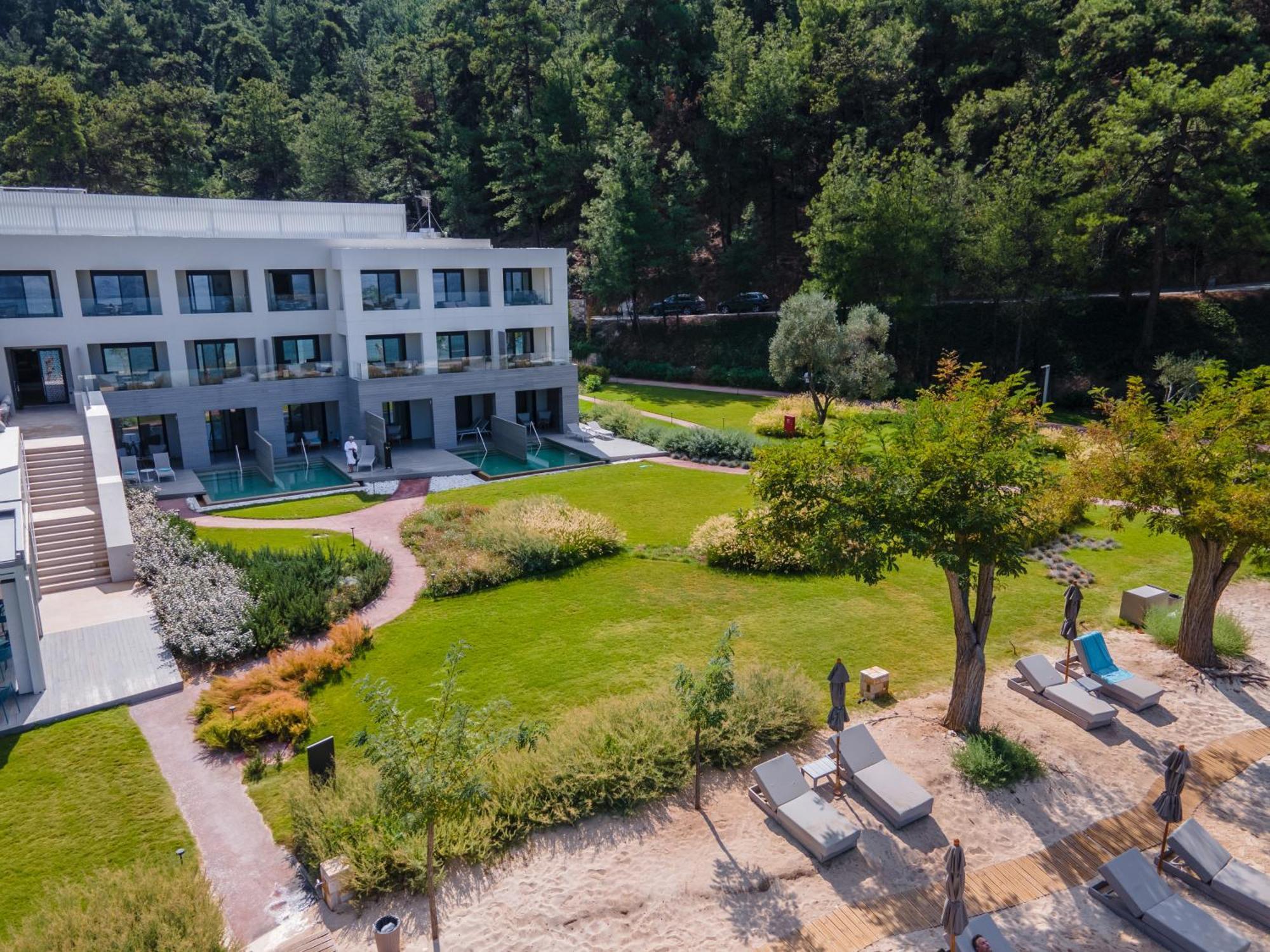 Vathi Cove Luxury Resort & Spa Chrysi Ammoudia Dış mekan fotoğraf