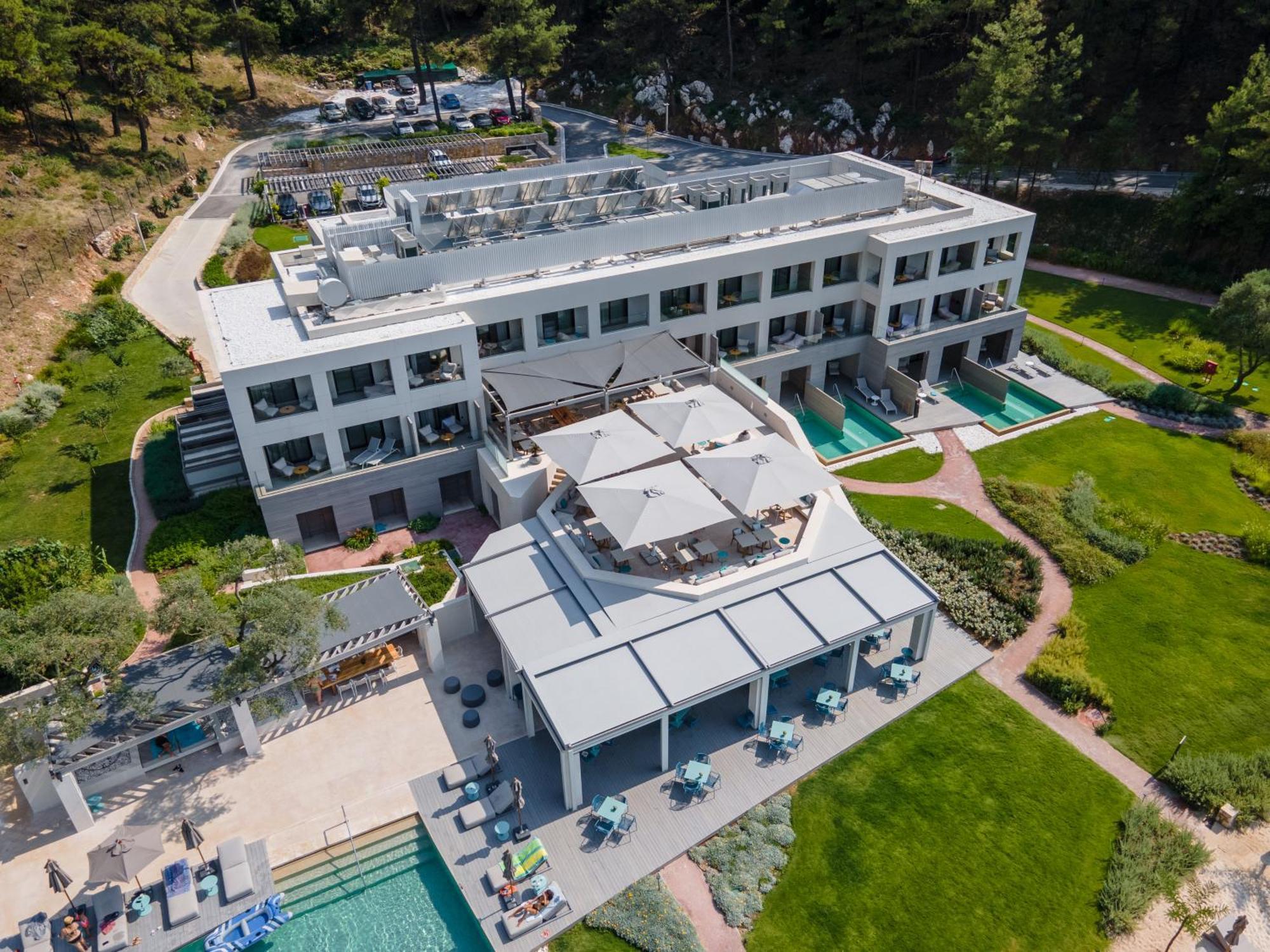 Vathi Cove Luxury Resort & Spa Chrysi Ammoudia Dış mekan fotoğraf