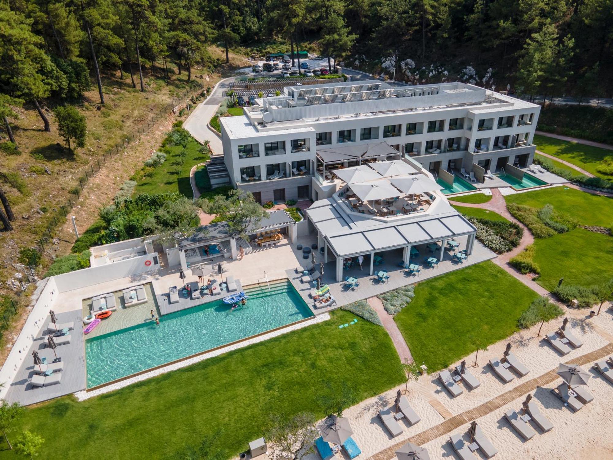 Vathi Cove Luxury Resort & Spa Chrysi Ammoudia Dış mekan fotoğraf