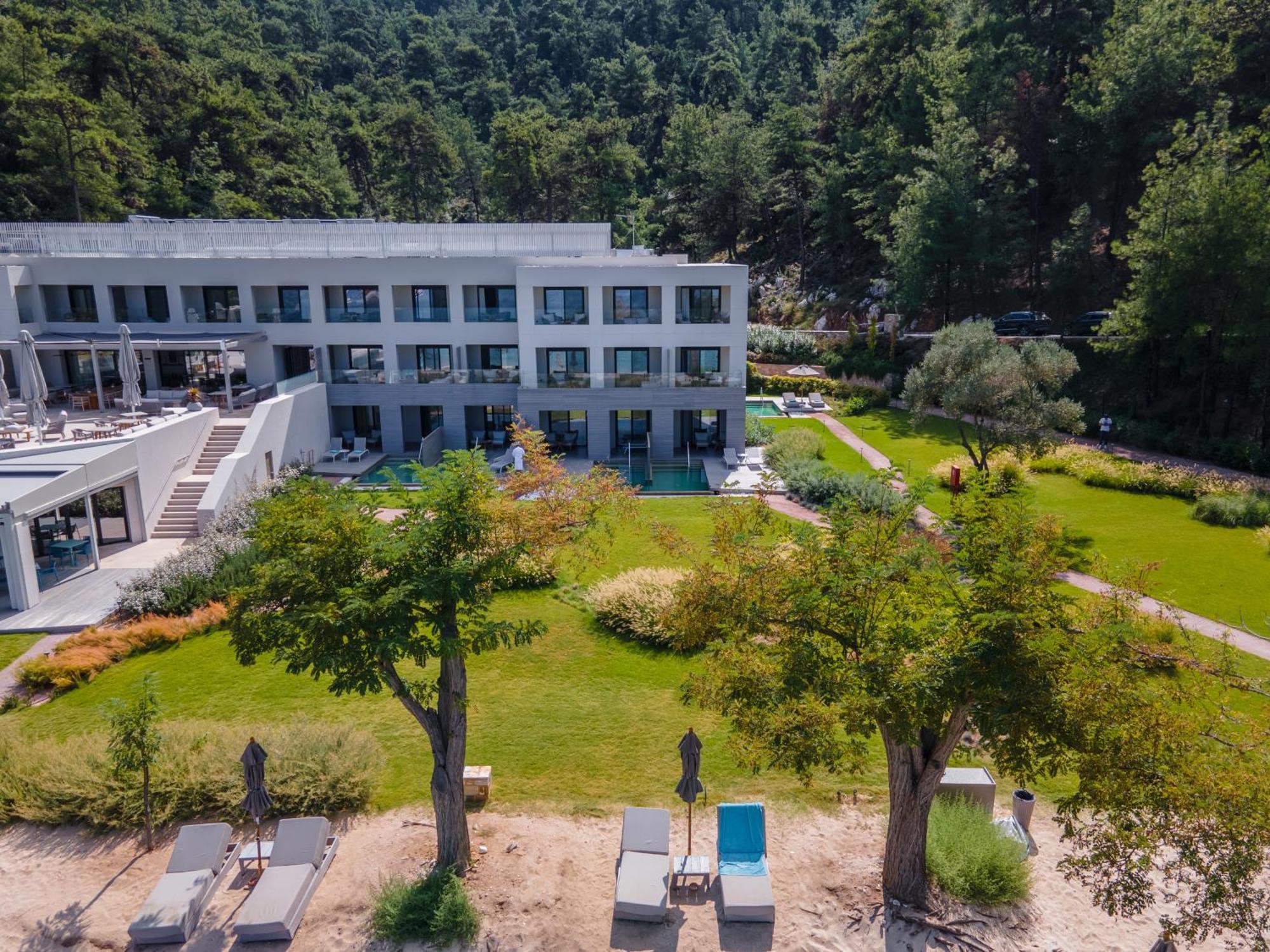 Vathi Cove Luxury Resort & Spa Chrysi Ammoudia Dış mekan fotoğraf